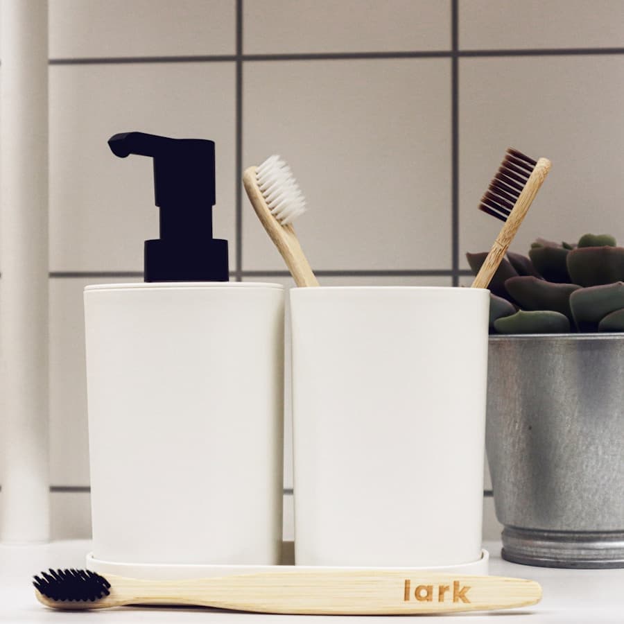 Bamboo Bathroom Accessory Set