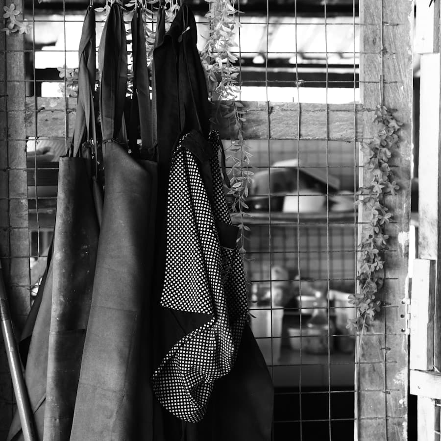 Washed Linen Kitchen Apron